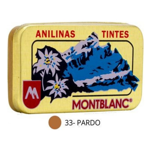 Pack 3 Anilinas Montblanc® Cajita Dorada Color 19. Café Pack 3