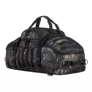 Mala Mochila Expedition Militar 70 Litros Camuflada Warskin Black Invictus