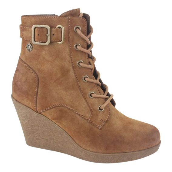 Botin Chalada Mujer Wedge-44 Tostado Casual