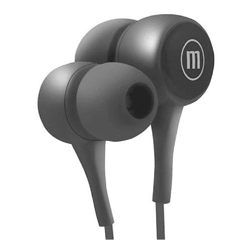 Audifonos Maxell Pop In-ear 3.5mm Manos Libres Anti-enredos Color Negro