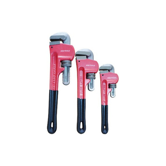 Llave Steelson Set 3 Pz Profesional 8 In 10 In 12 In 