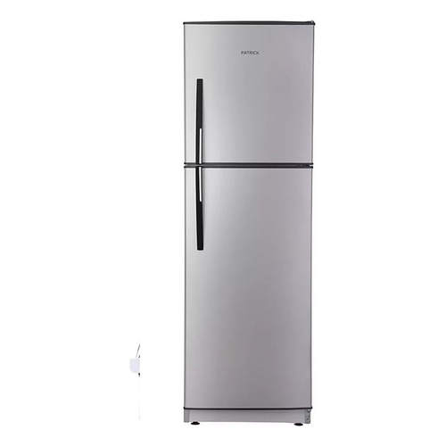 Heladera Patrick Diseño HPK136 platino con freezer 300L 220V