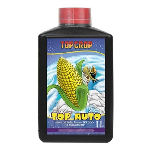Top Crop Auto 1 Litro Fertilizante Líquido Completo
