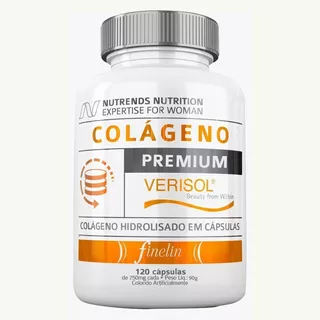 Colageno Verisol Premium 120cps Rejuvenescimento Nutrends Sabor Sem Sabor