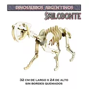 Smilodonte Dinosaurios Argentinos Rompecabezas 3d P/ Armar 