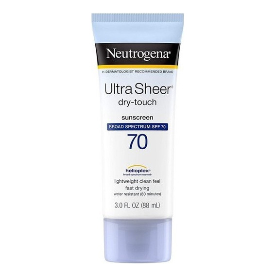 Bloqueador Solar Neutrogena Fps70 Ultra Sheer Dry-touch 88ml