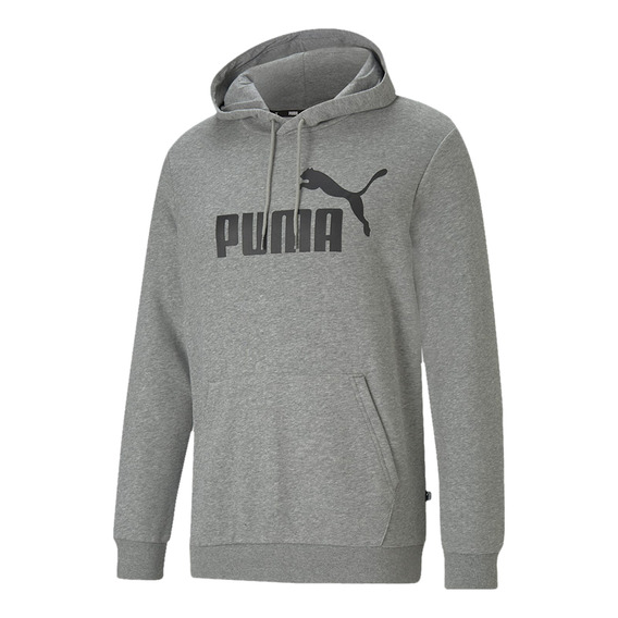 Buzo Puma Essential Big Logo Hombre-gris