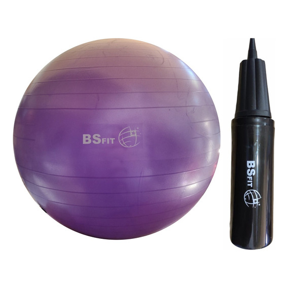 Pelota Esferodinamia De 85 Cm + Inflador Fit Gym Ball Pilates Yoga