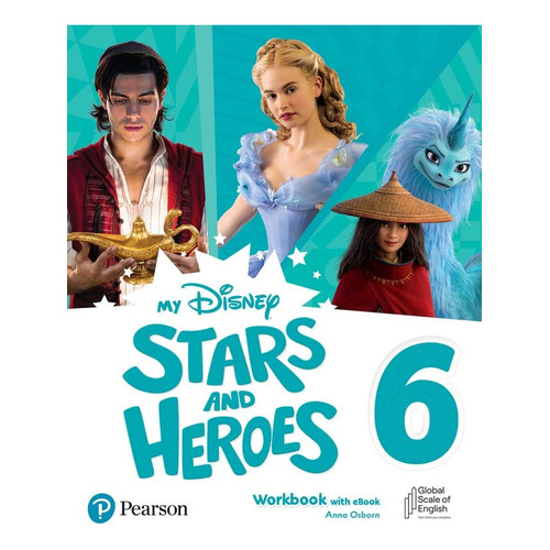 My Disney Stars And Heroes 6 (american  - Workbook + E-book, De Davies, Amanda. Editorial Pearson, Tapa Blanda En Inglés Americano