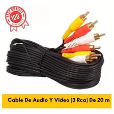 Cable Camara Filmadora Audio Video Usb Rca 