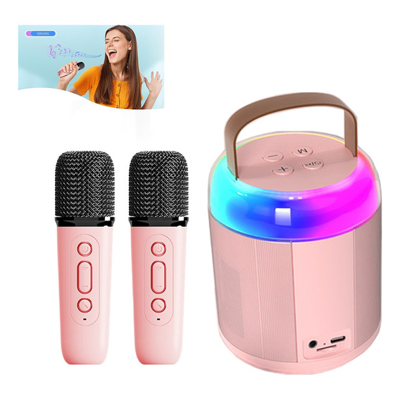 Microfono Karaoke Bluetooth  Portátil Bocinas Inalambricas