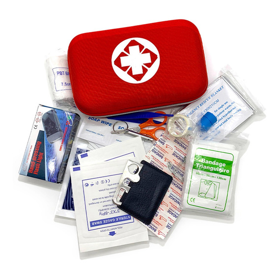 Kit Primeros Auxilios Bolsa Médica Táctica Camping 44pcs