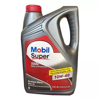 Aceite Mobil 10w40 Sintetio 4.73 Litros