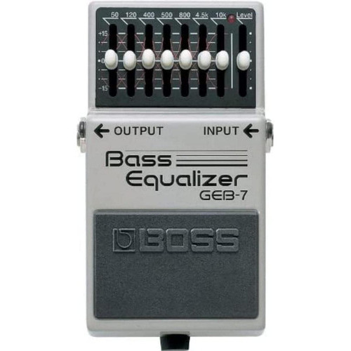 Boss Geb-7 Pedal De Ecualizador De Graves De 7 Bandas Color Verde