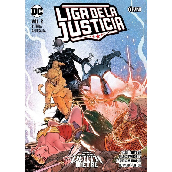 Cómic, Liga De La Justicia 2 Tierra Ahogada