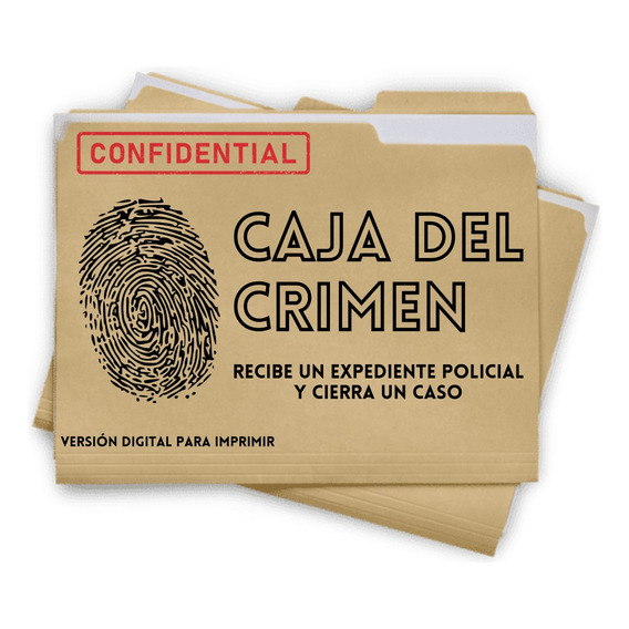 Juego De Detective - Caja Del Crimen - Pack Completo Digital