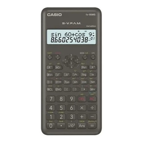 Calculadora Científica Casio Fx-95ms,gtia.oficial, Obelisco. Color Marrón