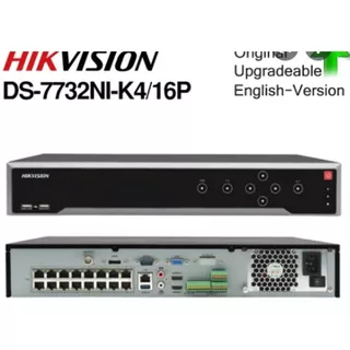 Nvr 32 Canales Ip 8mp 4k Hikvision Ds-7732ni-k4/16p 4 Hdd 