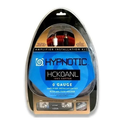 Kit De Instalacion 100% Cobre Calibre 0 Hypnotic Fusible 150