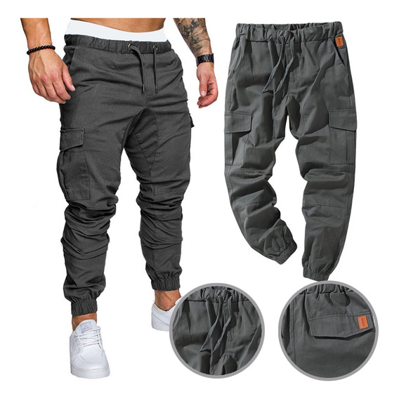 Pantalón Jogger De Varios Bolsillos Para Hombre