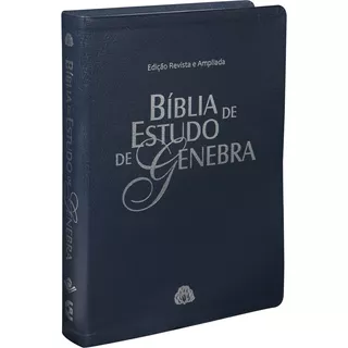 Bíblia De Estudo De Genebra - Couro Bonded Azul: Almeida Revista E Atualizada (ara), De Sociedade Bíblica Do Brasil. Editora Sociedade Bíblica Do Brasil Em Português, 2011