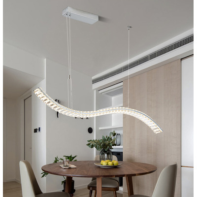 Colgante Led Cristal Alta Calidad G44 Control Remoto Tz