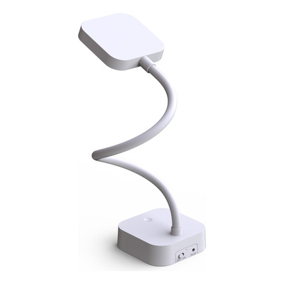 Lampara De Escritorio Led Saveira Blanca Flexible Tl200b Mks