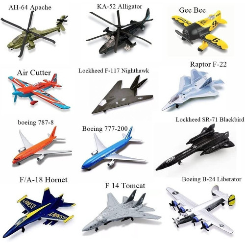 Aviones Helicópteros Fresh Metal Maisto Colección Juguetes Color Negro