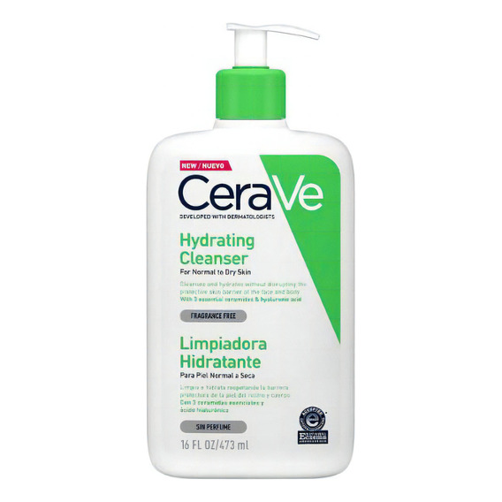  Loción para cuerpo CeraVe Corporal Loción Limpiadora Hidratante en dosificador 473mL