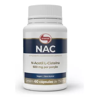 Nac 60 Cápsulas Vitafor