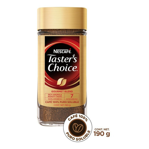 Nescafé Taster´s Choice café soluble gourmet blend 190gr