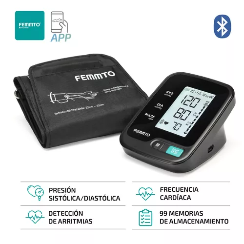 Tensiometro Digital Brazo Medidor Presion Arterial Enfermeria Automatico  Femmto