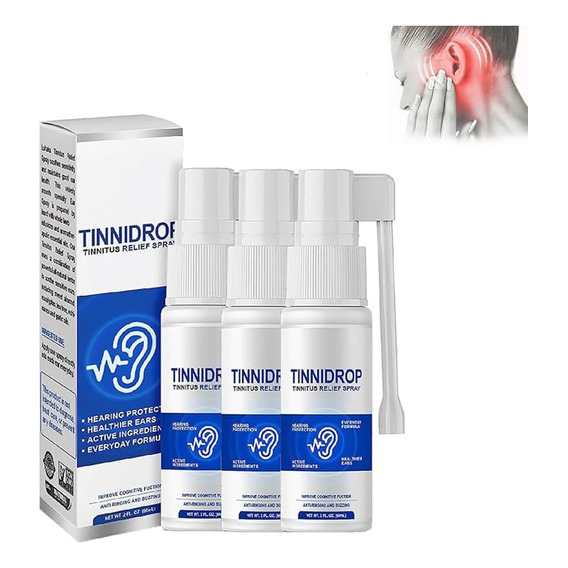 3×tinnitus Relief Spray, Effectively Hearing And Relieves