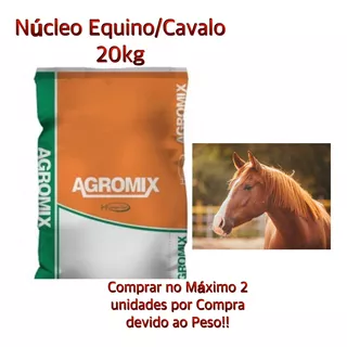 Núcleo Equino Cavalo Potro Égua Ingrediente Ração Minerais