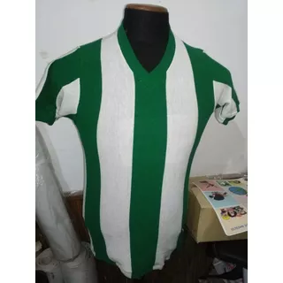 Antigua Camiseta De Futbol De Pique - Banfield- Años 60 / 70  - Grande