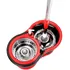 Mopa Giratoria 360 Bicolor Con Balde Centrifugador De Metal Con Tapón Y Dispensador De Jabón Alta Calidad Everest