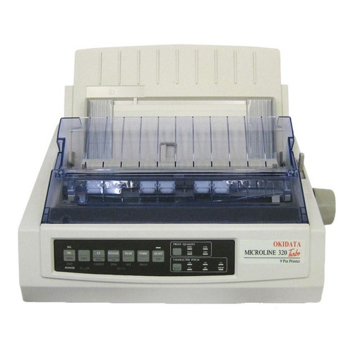 Oki Microline 320 Turbo 9 Pin Impresora De Matriz De Punto Monocromo Color Blanco