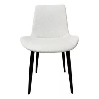 Silla De Comedor Tapizado Bouclé Collection Elegante