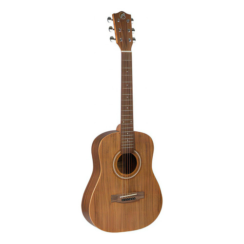 Guitarra Acustica Bamboo Travel Koa 34 Con Funda Acolchada Color Natural Material del diapasón Nogal Orientación de la mano Diestro