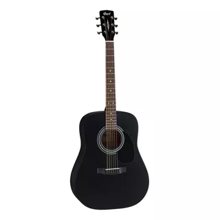 Guitarra Acústica Cort Standard Ad810 Para Diestros Black Satin