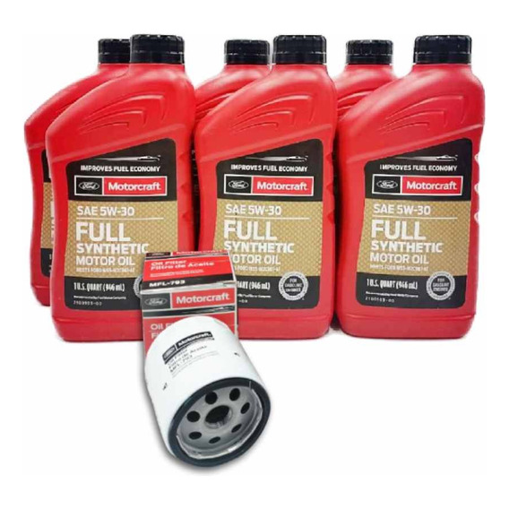 6l De Aceite 5w30 Full Synthetic Motor Oil Gasolina Y Filtro