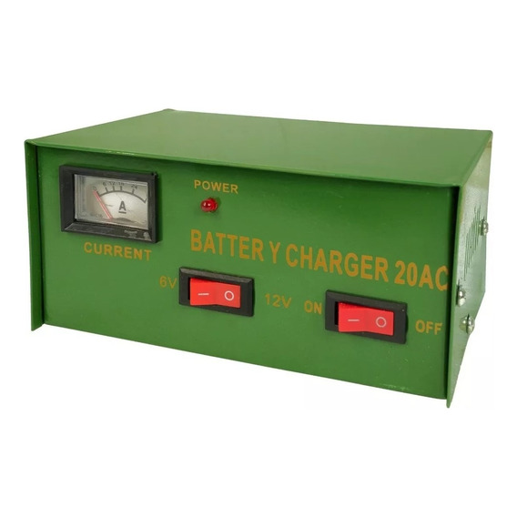 Cargador De Bateria Auto Calidad 20 Amp