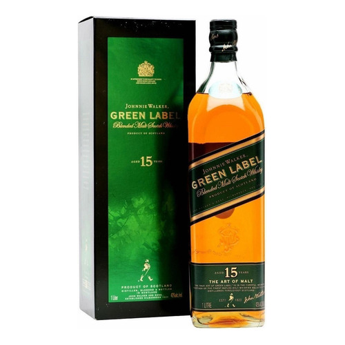 Pack De 6 Whisky Johnnie Walker Green Label 1 L