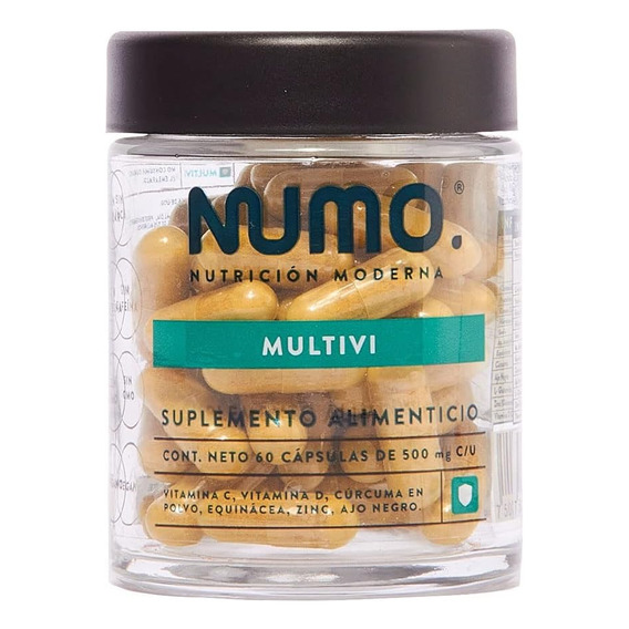 Multiv, Vitaminas C, D, Cúrcuma, Equinácea, Ajo, 60 Cápsulas