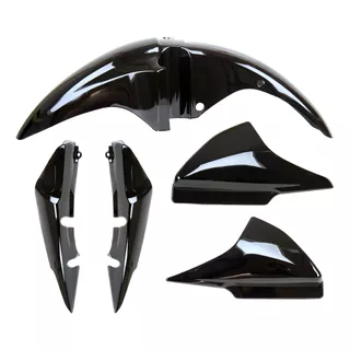 Kit Plasticos Pro Tork Titan 125 Fan Negro Phantom Motos