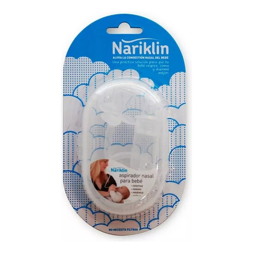 Aspirador Nasal Para Bebes Nariklin Color Transparente