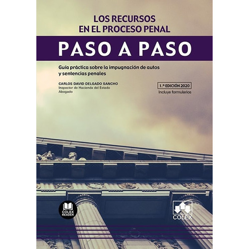 Los recursos en el proceso penal, de DELGADO SANCHO, CARLOS DAVID. Editorial COLEX, tapa blanda en español