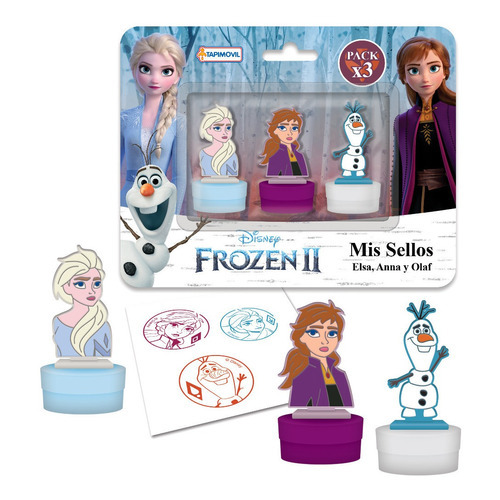 Pack Sellitos Infantiles Disney Frozen - Pixar Sellos