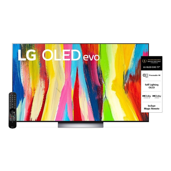 LG Oled 77'' C2 Evo Smart Tv Con Thinq Ai