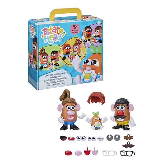 Muñecos Set Potato Head Crea Tu Familia Hasbro Original